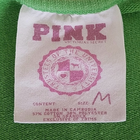 PINK Green Peace Signs Dress - M - Picture 5 of 5